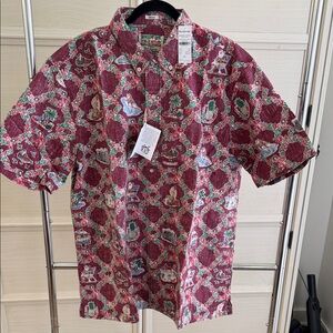 reyn spooner Men’s short sleeved Limited Issue Christmas Shirt